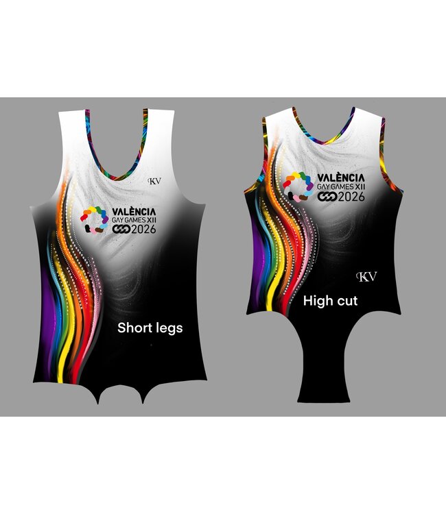 KV Gymnastics Wear Leotard Valencia