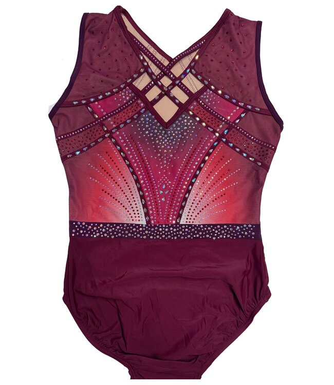 KV Leotard Zara Burgundy