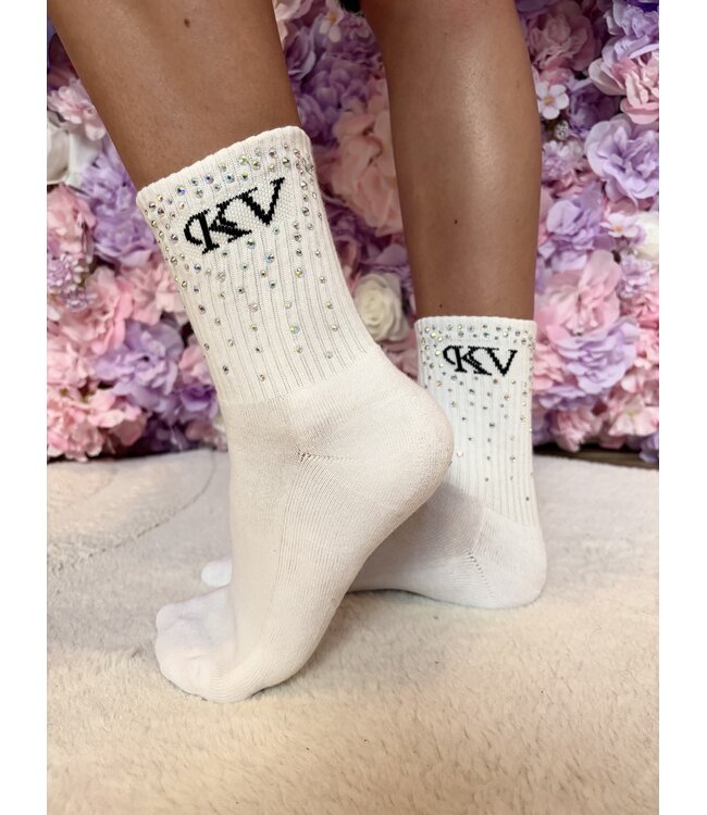 KV Gymnastics Wear KV Sportsokken met Crystals