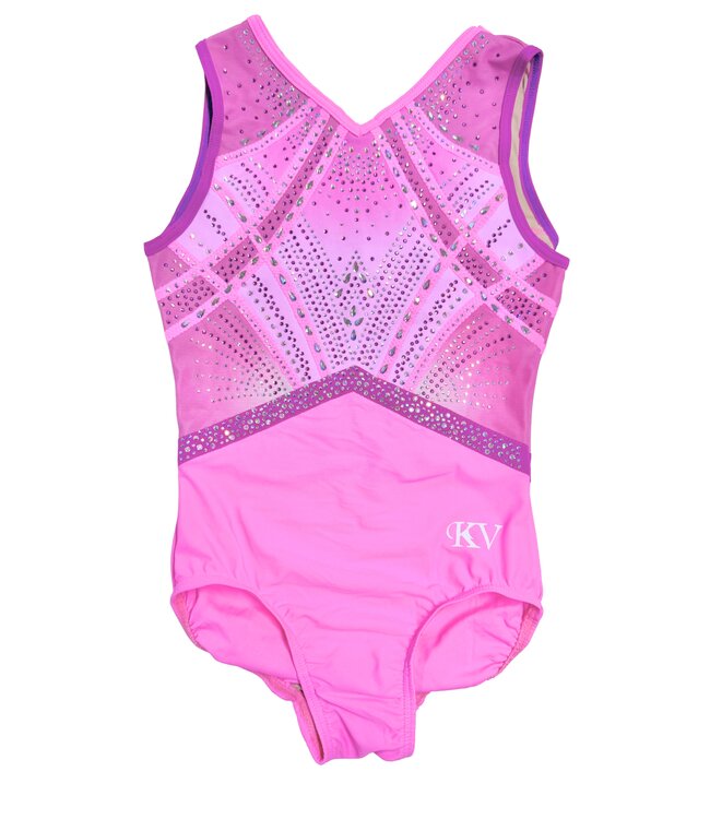 KV Leotard Zara Neon Pink