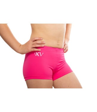 KV Gymnastics Wear Gymnastics Shorts Lycra Coral