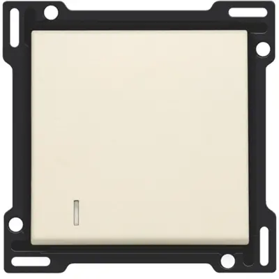 Niko schakelwip enkelvoudig met controlevenster cream (100-60005)