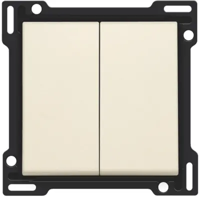 Niko schakelwip 2-voudig cream (100-61505)