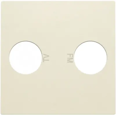 Niko centraalplaat antenne coax cream OP=OP (100-69702)