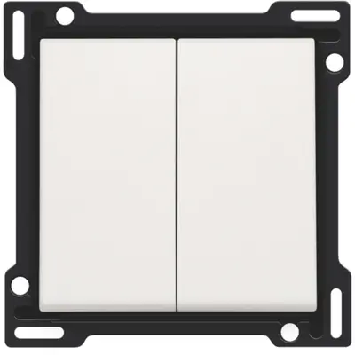 Niko schakelwip 2-voudig white (101-61505)
