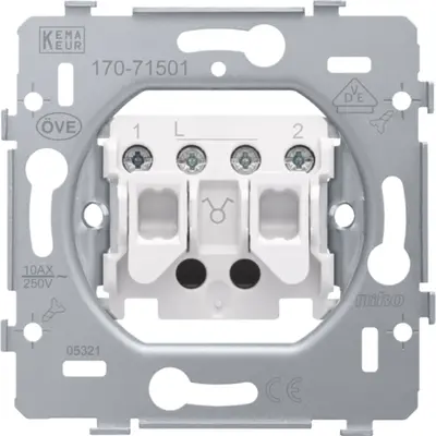 Niko serieschakelaar schroefklemmen (170-71501)