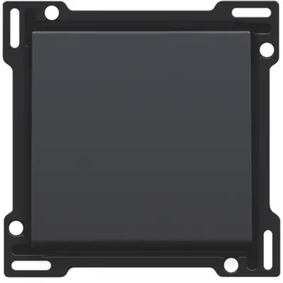 Niko schakelwip enkelvoudig anthracite coated (122-61105)