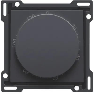 Niko draaiknop tijdschakelaar 120 min. anthracite coated (122-64906)