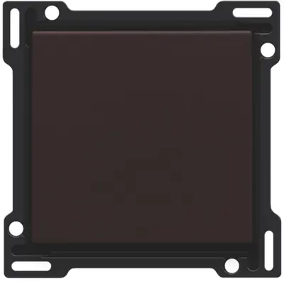 Niko schakelwip enkelvoudig dark brown coated (124-61105)