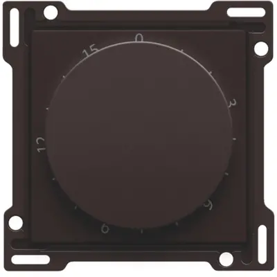 Niko draaiknop tbv tijdschakelaar tot 15 min dark brown coated (124-64806)