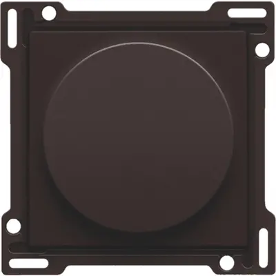 Niko draaiknop 1-2-3 tbv draaischakelaar dark brown coated (124-65936)