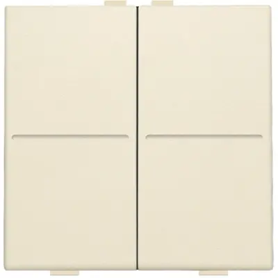 Niko tweevoudige toets voor draadloze schakelaar cream (100-00007)