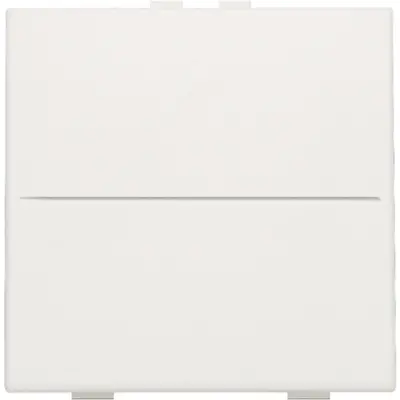 Niko enkelvoudige toets voor draadloze schakelaar met twee toetsen white (101-00001)