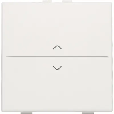 Niko enkelvoudige toets met pijlsymbolen voor draadloze schakelaar met twee toetsen white (101-00004)