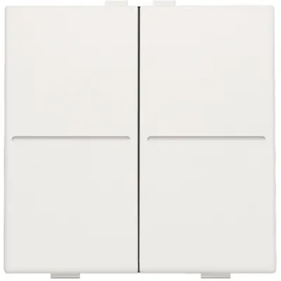 Niko tweevoudige toets voor draadloze schakelaar white (101-00007)