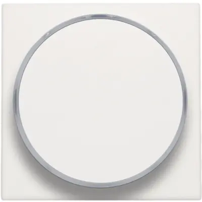 Niko centraalplaat met doorschijnende ring voor drukknop white (101-64006)