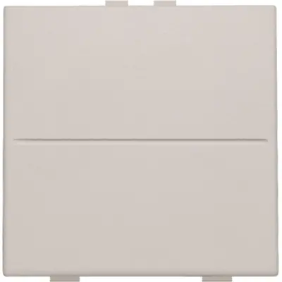Niko enkelvoudige toets voor draadloze schakelaar met twee toetsen light grey (102-00001)
