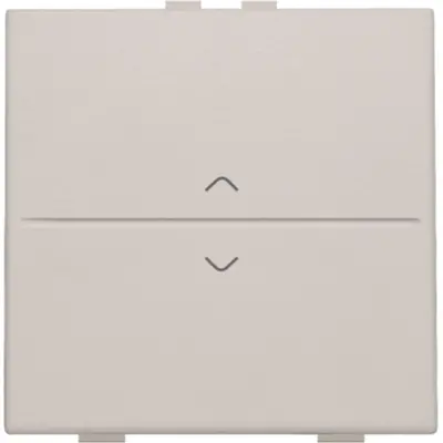 Niko enkelvoudige toets met pijlsymbolen voor draadloze schakelaar met twee toetsen light grey (102-00004)