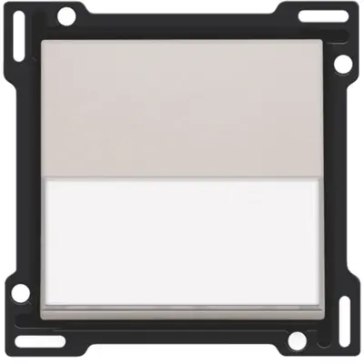 Niko schakelwip enkelvoudig met tekstveld light grey (102-60905)
