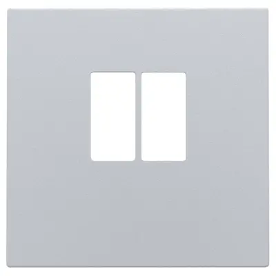Niko centraalplaat 1-voudig luidsprekeraansluiting sterling coated (121-69801)