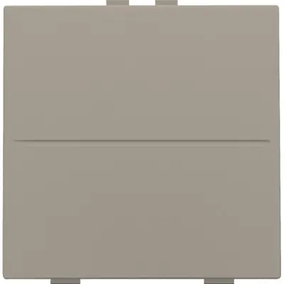 Niko enkelvoudige toets voor draadloze schakelaar met twee toetsen bronze coated (123-00001)
