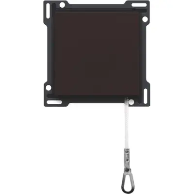 Niko trekkoord trekdrukknop dark brown coated (124-63906)