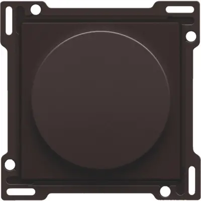 Niko draaiknop 1-0-2 tbv draaischakelaar dark brown coated (124-65938)