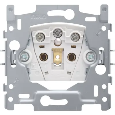 Niko wandcontactdoos met penaarde schroefklemmen en klauwen (170-33100)