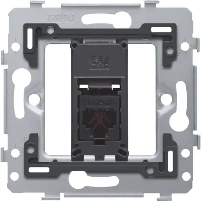 Niko draagring 1x RJ11 UTP vlakke uitvoering (170-75213)