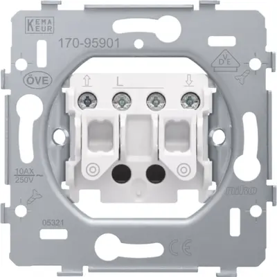 Niko jaloezie impulsdrukker 1-polig schroefklemmen (170-95901)