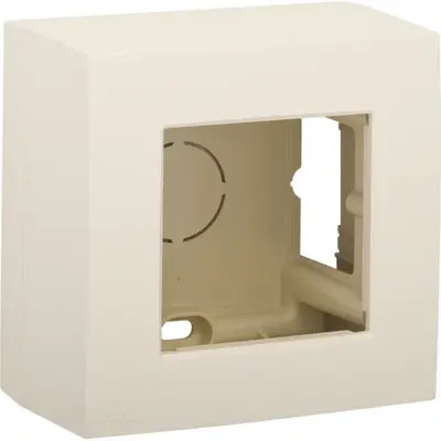 Niko opbouwbak incl. vast afdekraam 1-voudig Original cream (100-80100)