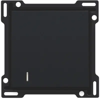 Niko afwerkingsset voor hotelkaartschakelaar black coated (161-61901)