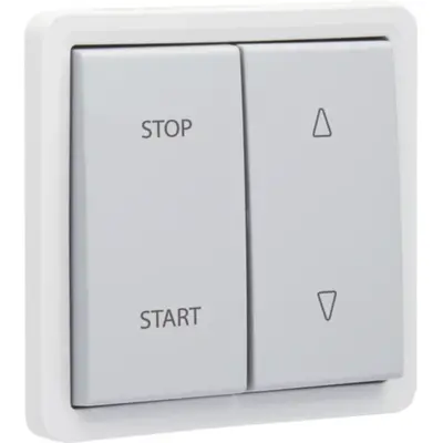 Niko Hydro jaloezie-rolluik schakelaar elektrisch gescheiden schroefklemmen 10A grijs (700-35900)