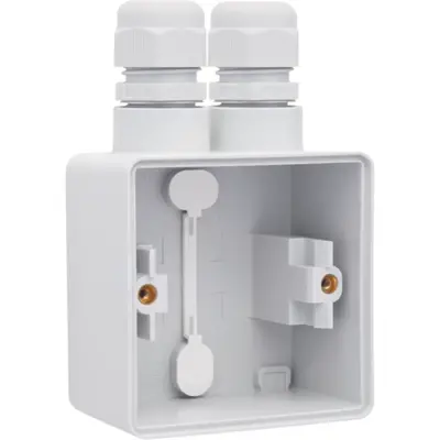 Niko Hydro opbouwbak 1-voudig einddoos met 2x M20-ingang grijs (700-84152)