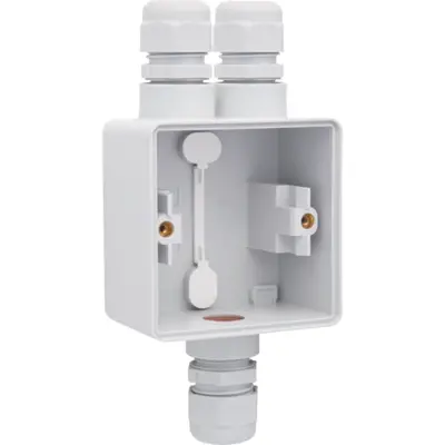 Niko Hydro opbouwbak 1-voudig met boven 2x en onder 1x M20-ingang grijs (700-84162)