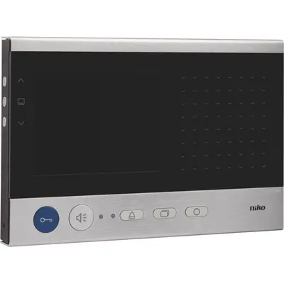 Niko Luxueuze en Compacte Handsfree Videobinnenpost met Kleurenscherm en Menufunctie Opbouw (10-571)