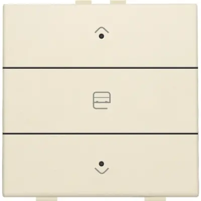 Niko jaloeziebediening 1-voudig met LED voor Niko Home Control cream (100-52033)