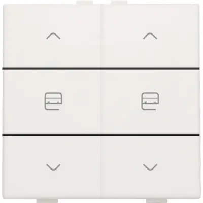 Niko jaloeziebediening 2-voudig voor Niko Home Control white (101-51036)