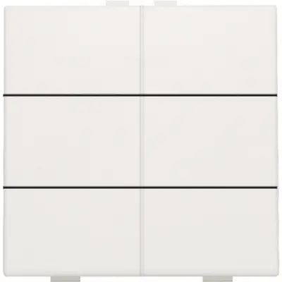 Niko drukknop 6-voudig voor Niko Home Control white (101-51006)