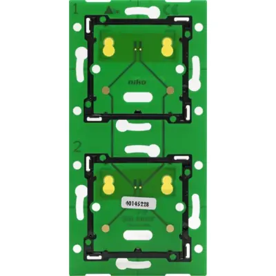 Niko Tweevoudige verticale muurprint voor Niko Home Control voor gebruik met aansluitunit (550-14027)