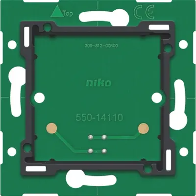 Niko enkelvoudige muurprint met connector voor Niko Home Control (550-14110)