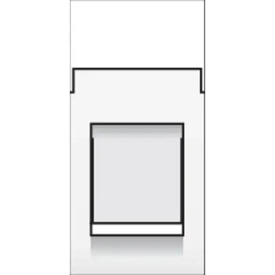 Niko Centraalplaat 1v Modular-Jack (101-65250)