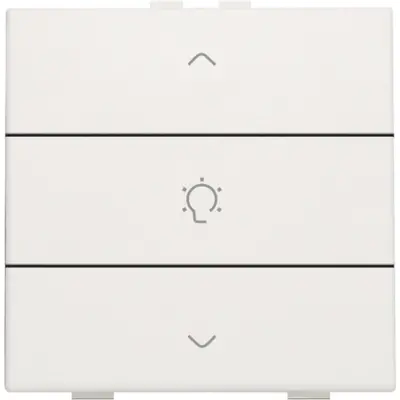 Niko dimbediening 1-voudig met symbool voor Niko Home Control (101-51043)