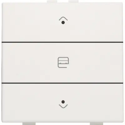 Niko jaloeziebediening 1-voudig met LED voor Niko Home Control white (101-52033)