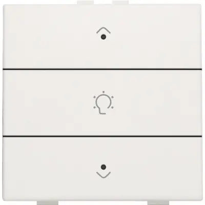 Niko dimbediening 1-voudig met LED en symbool voor Niko Home Control white (101-52043)