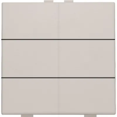Niko drukknop 6-voudig voor Niko Home Control light grey (102-51006)