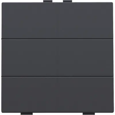 Niko drukknop 6-voudig voor Niko Home Control anthracite coated (122-51006)