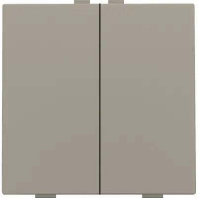 Niko drukknop 2-voudig voor Niko Home Control bronze coated (123-51002)