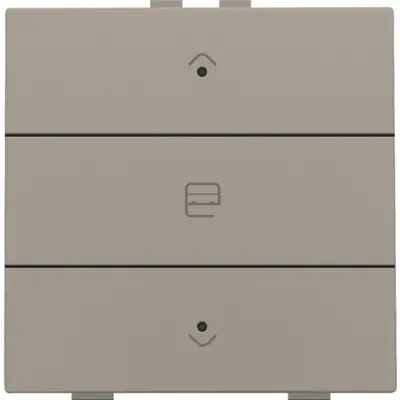 Niko jaloeziebediening 1-voudig met LED voor Niko Home Control bronze coated (123-52033)