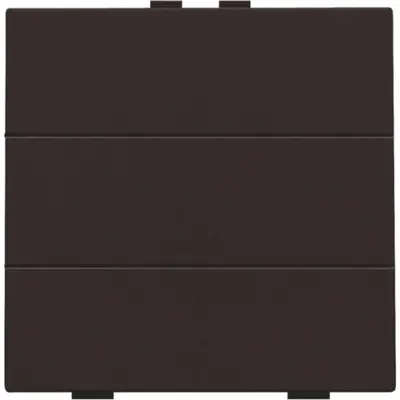 Niko drukknop 6-voudig Niko Home Control dark brown (124-51006)